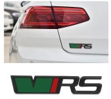 Vrs set embleme fata spate verde cu negru si rosu auto metal sport skoda vw, Bmw