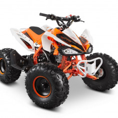 ATV Barton Rocky125cc, 4 timpi, roti de 8&quot;, culoare alb/portocaliu Cod Produs: MX_NEW MXROCKY125P