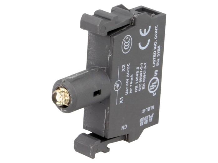 Element de iluminare LED 22mm galben