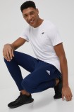 adidas Performance pantaloni Entrada 22 bărbați, culoarea bleumarin, drept HC0333