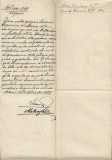 A3780N Dispensă de căsătorie semnată olograf de episcopul greco-catolic Ioan Vancea de Buteasa, Blaj, 1888, cu sigiliu model 1855