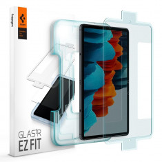 Folie sticla cu sistem de montare Case friendly Spigen GLAS.tR EZ FIT Samsung Galaxy Tab S7 11 inch foto