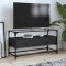vidaXL Dulap TV blat sticlă, negru, 98x35x51 cm lemn prelucrat 846064