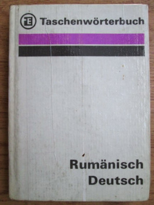 Maria Schonfelder - Taschenworterbuch Rumanisch-Deutsch foto
