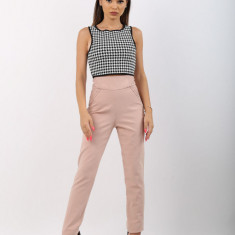 Pantaloni casual roz pudrat Guess by Marciano