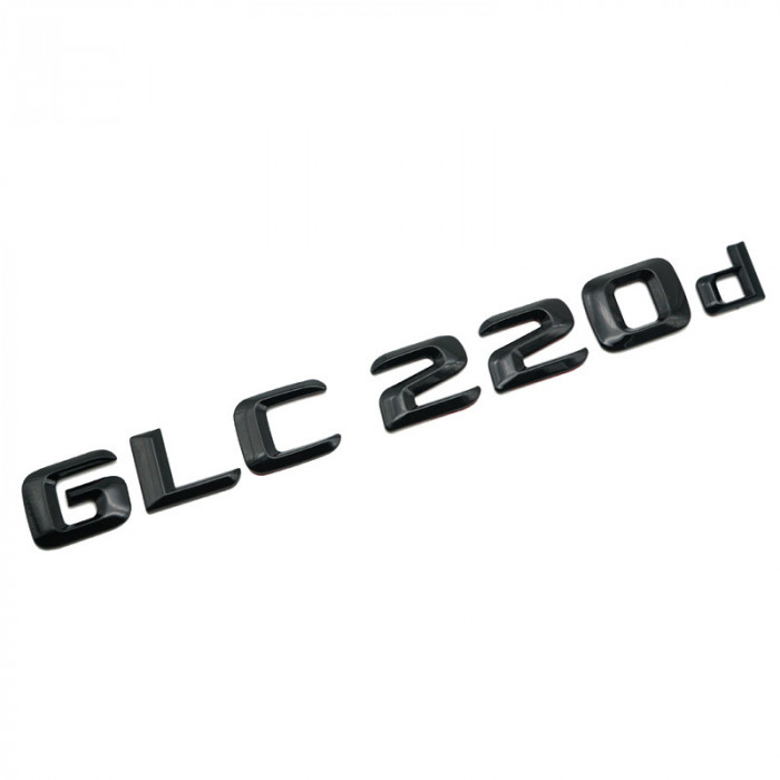 Emblema GLC 220d Negru, pentru spate portbagaj Mercedes