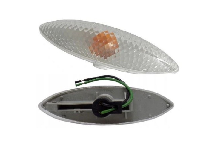 Lampa semnalizare aripa TOYOTA YARIS (XP10), 04.1999-12.2005, DEPO, fata, partea dreapta, W5W; alb; cu bec; cu suport becuri incorporat;