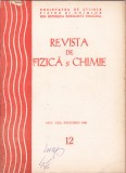 Revista De Fizica Si Chimie - Anul XXV, Nr.12 , DECEMBRIE. 1988