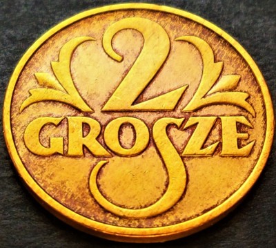 Moneda istorica 2 GROSZE - POLONIA, anul 1935 *cod 2205 A = excelenta foto