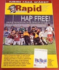 Revista fotbal - Super RAPID NR. 4/ 2004 (Poster Rapid 2004/2005) foto