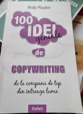 Andy Maslen - 100 idei geniale de copywriting foto