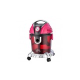 Aspirator cu filtrare prin apa Oliver Voltz, 14 l, 7 accesorii, aspirare umed/uscat, 1400 W, Roz