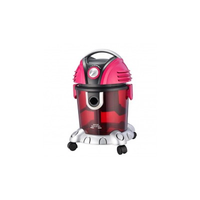 Aspirator cu filtrare prin apa Oliver Voltz, 14 l, 7 accesorii, aspirare umed/uscat, 1400 W, Roz foto
