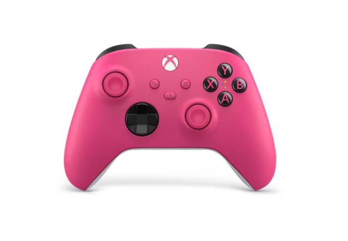 MS Xbox X Wireless Controller EN/FR/DE/IT/PL/PT/RU/ES EMEA 1 License Deep Pink &quot;QAU-00083&quot; (timbru verde 0.8 lei)
