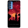 Husa compatibila cu Motorola G50 model Space Cowboy, Silicon, TPU, Viceversa, Transparent, Carcasa