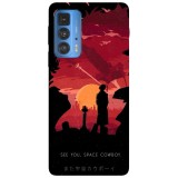 Husa compatibila cu Motorola G100 model Space Cowboy, Silicon, TPU, Viceversa, Transparent, Carcasa