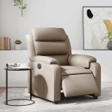 vidaXL Fotoliu rabatabil electric, cappuccino, piele ecologică 3205034