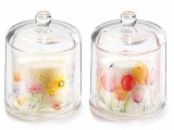 Cumpara ieftin Set 2 lumanari parfumate arome Florale in borcane sticla, cutii cadou &Oslash; 9 cm x 12 H
