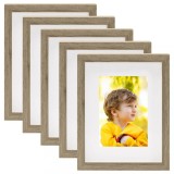 Cumpara ieftin Rame foto 3D, 5 buc., natural, 20x25 cm, pt. foto 13x18 cm