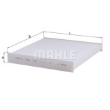 Mahle Filtru, aer habitaclu