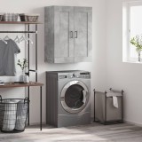 Cumpara ieftin Gossi dulap pe perete, gri beton, 69,5x34x90 cm, lemn prelucrat