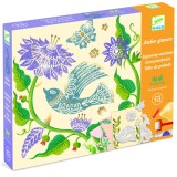 Atelier creativ de gravura Pasiune pentru flori, Djeco