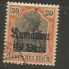No(09)timbre-GERMANIA 1917 supratipar foto