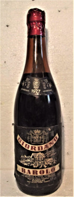 Z 25 - BAROLO GIORDANO, DOC, CL 75 GR 13,2 RECOLTARE 1977 foto