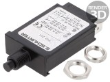 &Icirc;ntrerupător de supracurent SCHURTER 240VAC 28VDC 15A 1 pol SPST