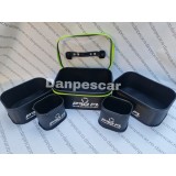 Set 5 Bacuri CUTII Nada PROFL EVA Multi Box Feeder Cu Capac 26x19x11cm