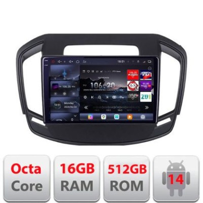 Navigatie Opel Insignia 2014-2017 Edotec Kit-338 8 core QLED 2K 16+512 360 Android Waze USB Navigatie Internet Youtube Radio CarStore Technology foto