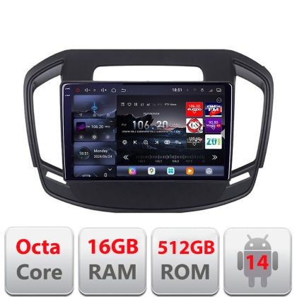 Navigatie Opel Insignia 2014-2017 Edotec Kit-338 8 core QLED 2K 16+512 360 Android Waze USB Navigatie Internet Youtube Radio CarStore Technology