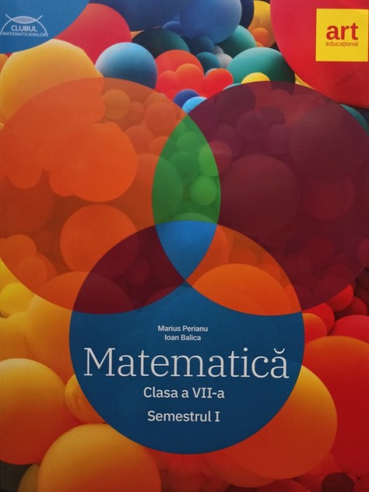 Marius Perianu - Matematica, clasa a VII-a, semestrul I (Editia: 2020)