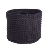 Cumpara ieftin Cos depozitare textil negru 19x16 cm