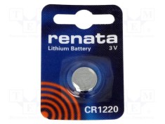 Baterie litiu CR1220 3V 40mAh nereincarcabila RENATA 1buc. foto