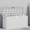 VidaXL Ladă de depozitare pentru grădină, 280 L, gri deschis 45686
