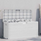 Ladă de depozitare pentru grădină, 280 L, gri deschis