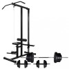 vidaXL Turn Forta Multifunctional 60.5kg, Set Haltere &amp; Gantere, Antrenament Acasa, Fitness, Musculatie, Sarcina Maxima 120kg