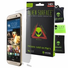 Folie Alien Surface HD HTC One M9 protectie spate + laterale + Alien Fiber Cadou