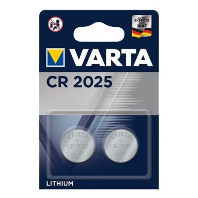 BATERIE CR2025 BLISTER 2 BUC VARTA - BAT0239 foto