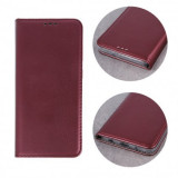 Husa Flip Carte / Stand Samsung A526 Galaxy A52 4G / 5G, inchidere magnetica Burgundy