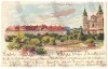 280 - ORADEA, Bihor, Litho, Romania - old postcard - used - 1899, Circulata, Printata
