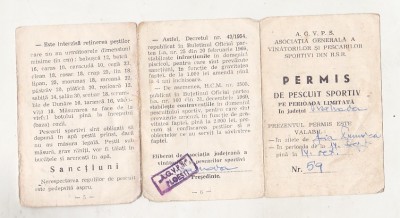 bnk div AGVPS RSR - Permis de pescuit sportiv pe perioada limitata - Prahova - foto