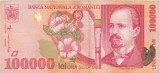 Bancnotă Rom&acirc;nia 100.000 lei 1998 Nicolae Grigorescu