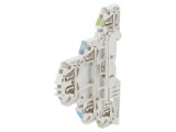 Term.&icirc;mbinare şine 0,2-2,5mm&sup2; 3 borne 6 gri SNK