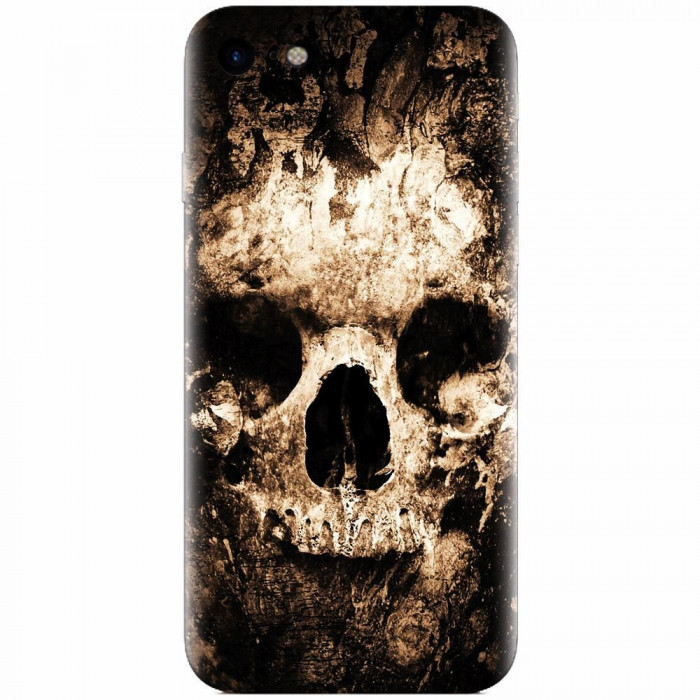 Husa silicon pentru Apple Iphone 5 / 5S / SE, Zombie Skull