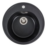 Chiuveta de bucatarie Elefant Premium Luna, Negru, 510 mm Innovative ReliableTools
