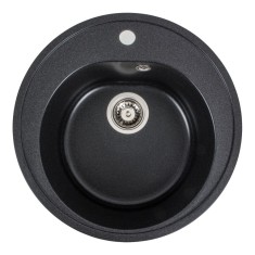 Chiuveta de bucatarie Elefant Premium Luna, Negru, 510 mm Innovative ReliableTools