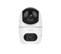 Camera rotativa de interior PT IP Wi-Fi Dahua HERO DUAL D1, H5D-5F, 5+5 MP, 3.6 mm, IR 30m, Bluetooth, auto-tracking H5D-5F