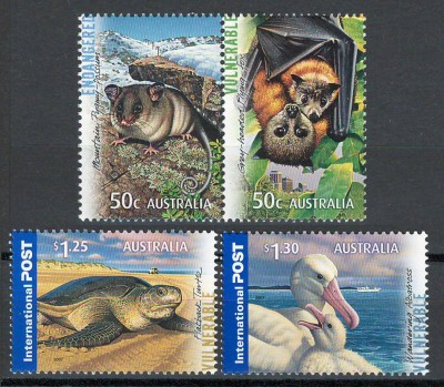 Australia 2007 Mi 2854/57 MNH, nestampilat - Animale pe cale de disparitie foto